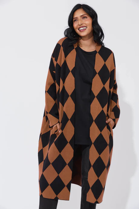 Haven - Casablanca Cardigan - Kohl/Dune