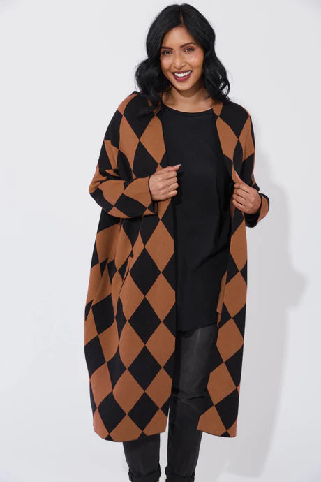 Haven - Casablanca Cardigan - Kohl/Dune