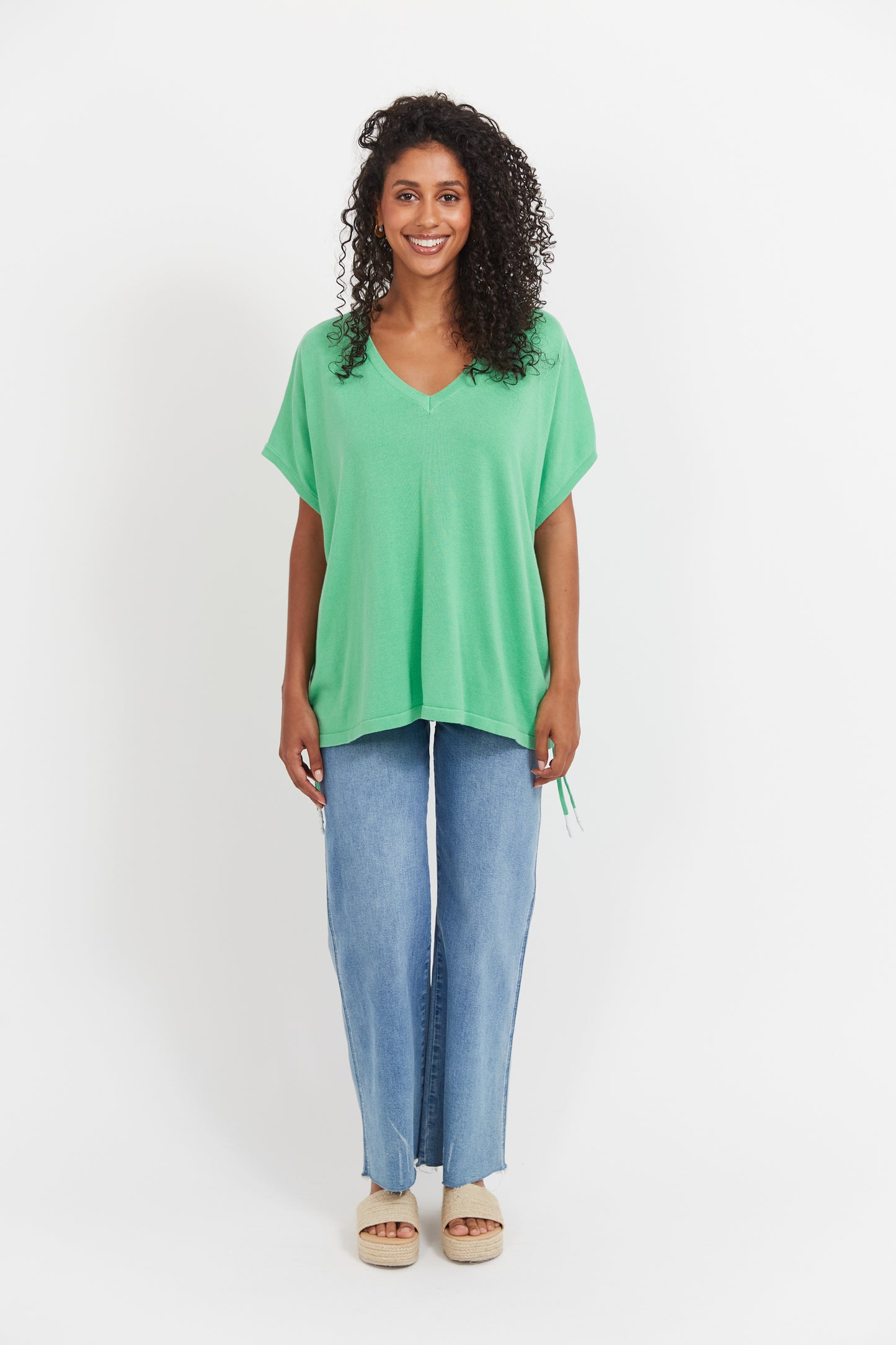 Haven - Haiti Tie Knit Top - Green