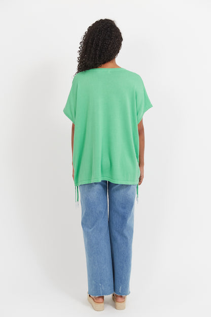 Haven - Haiti Tie Knit Top - Green