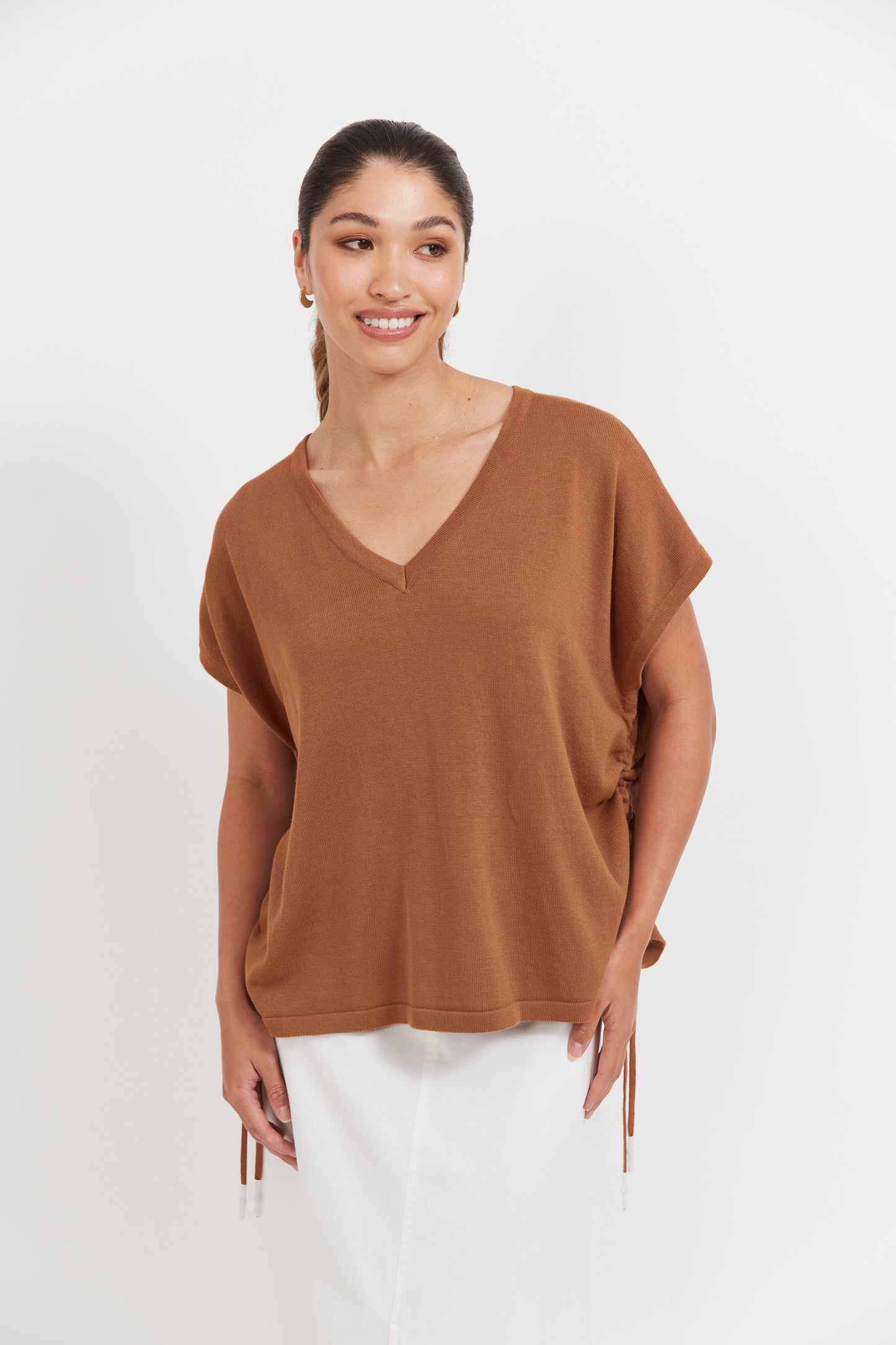Haven - Haiti Tie Knit Top - Tan
