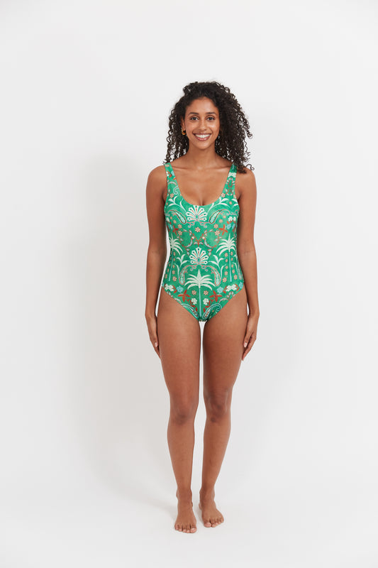 Haven - Haiti One Piece S/Suit - Palms