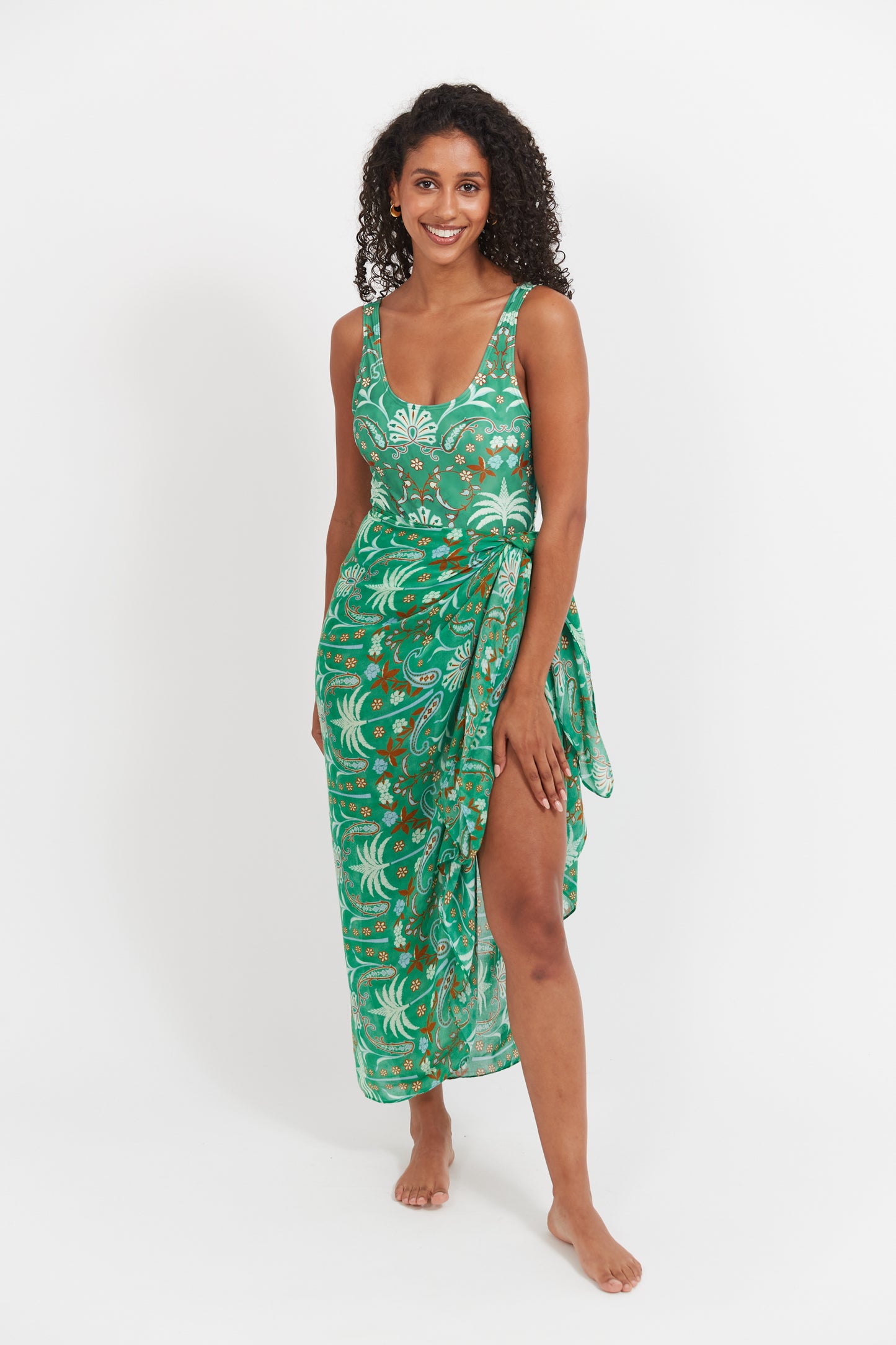 Haven - Haiti Sarong - Palms