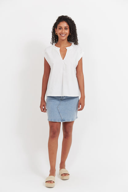 Haven - Brasilia Top - White