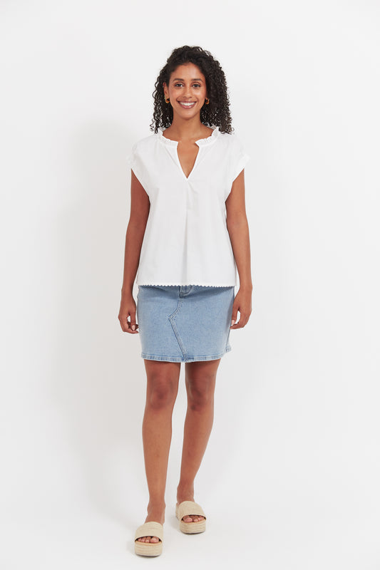 Haven - Brasilia Top - White