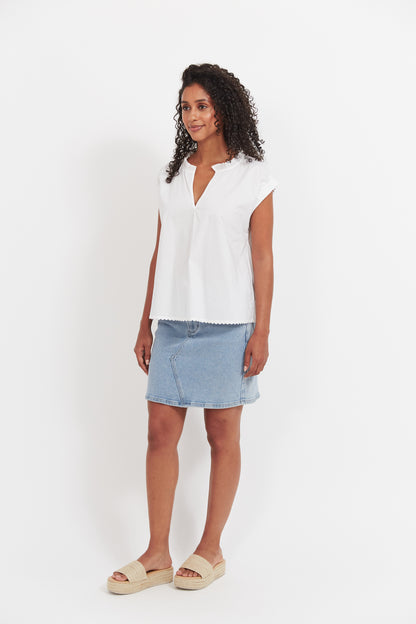 Haven - Brasilia Top - White