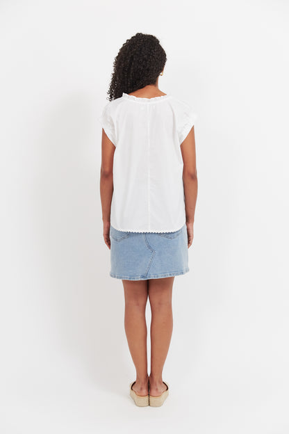 Haven - Brasilia Top - White