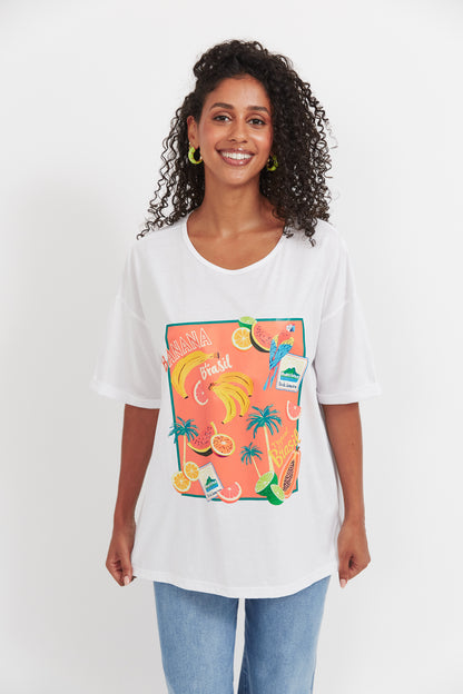 Haven - Cabana Tshirt - White