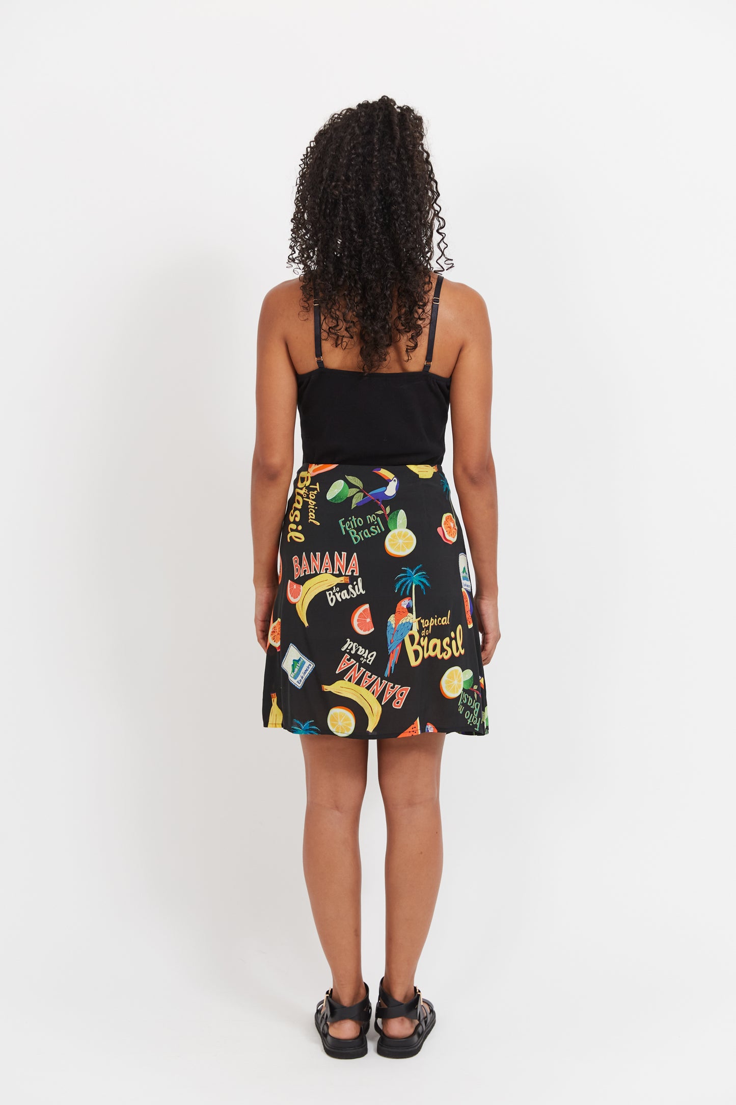 Haven - Cabana Mini Skirt - Brasil Black