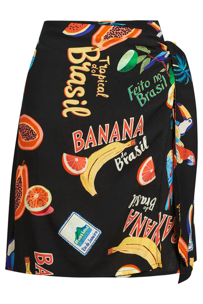 Haven - Cabana Mini Skirt - Brasil Black