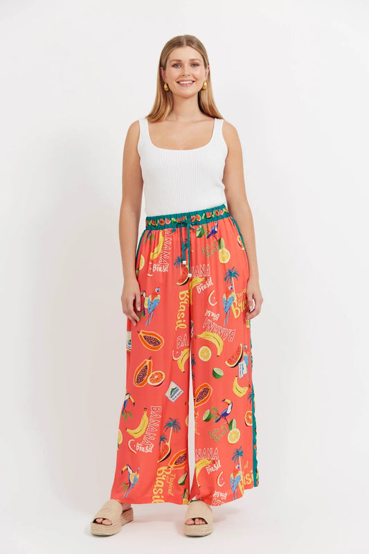 Haven - Cabana Pant - Brasil Coral