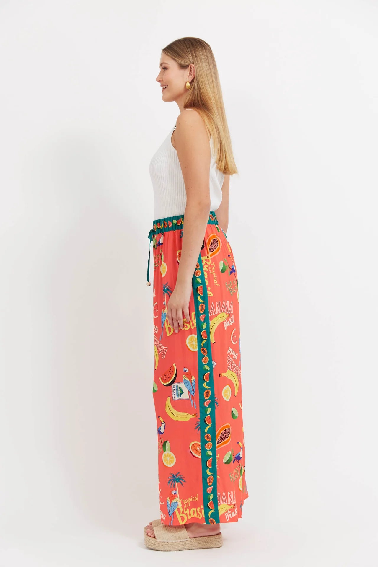 Haven - Cabana Pant - Brasil Coral