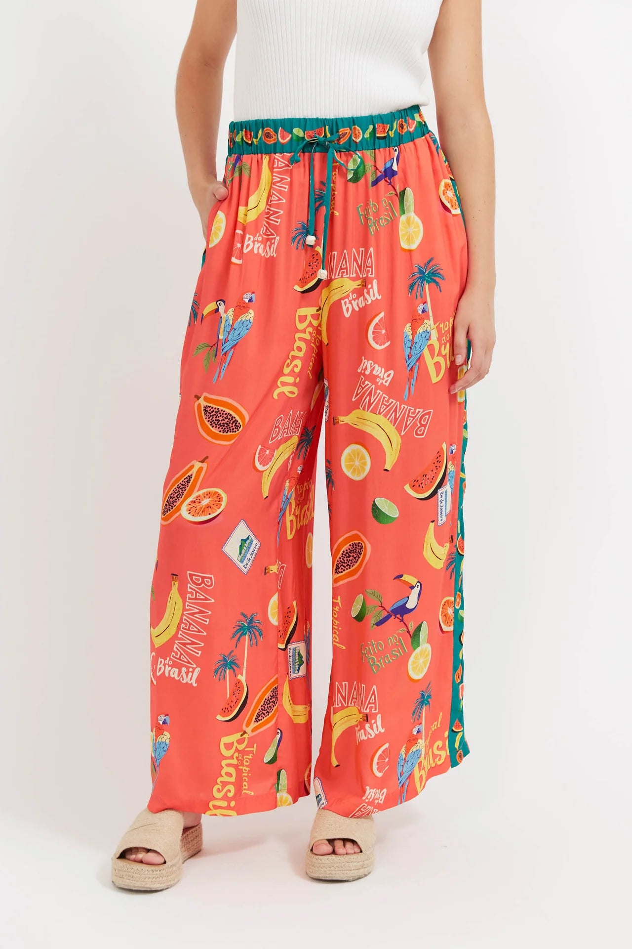 Haven - Cabana Pant - Brasil Coral