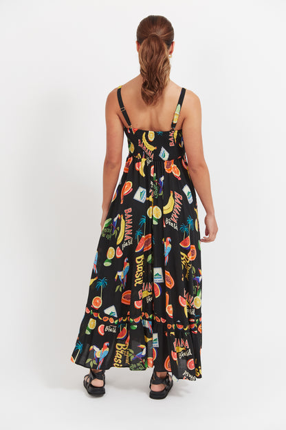 Haven - Cabana Tank Maxi Dress - Brasil Black