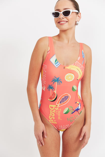 Haven - Cabana One Piece S/Suit - Brasil Coral