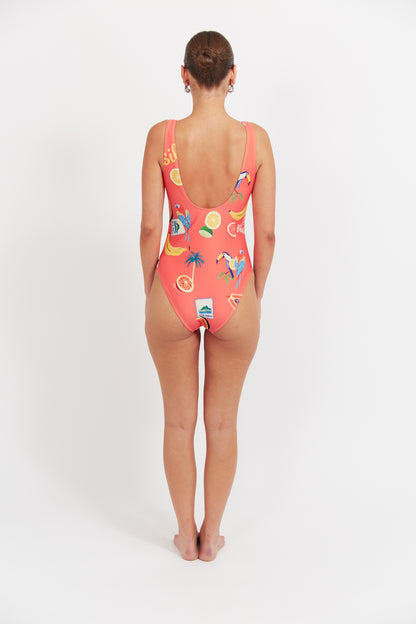 Haven - Cabana One Piece S/Suit - Brasil Coral