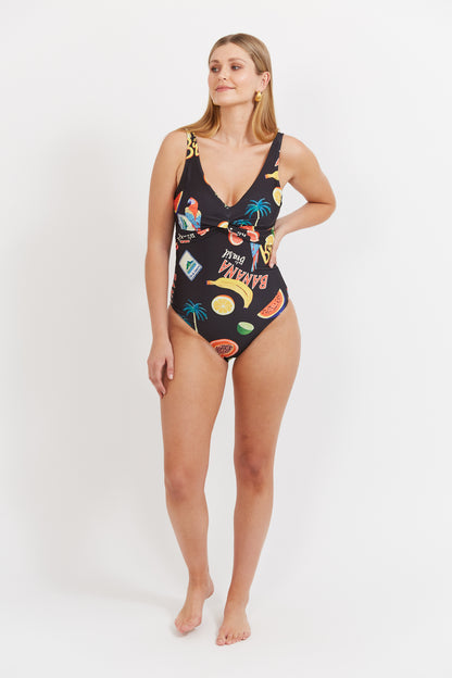 Haven - Cabana Twist One Piece S/Suit - Brasil Black