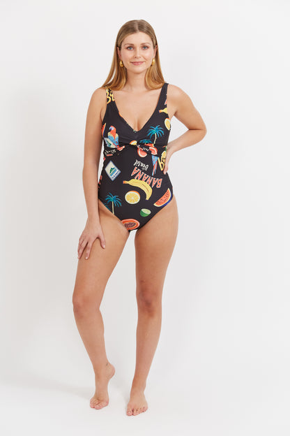 Haven - Cabana Twist One Piece S/Suit - Brasil Black