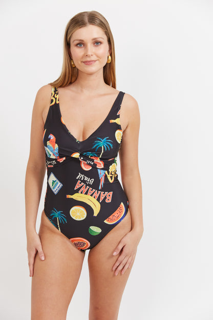 Haven - Cabana Twist One Piece S/Suit - Brasil Black
