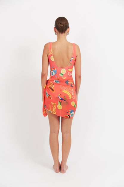 Haven - Cabana Sarong - Brasil Coral