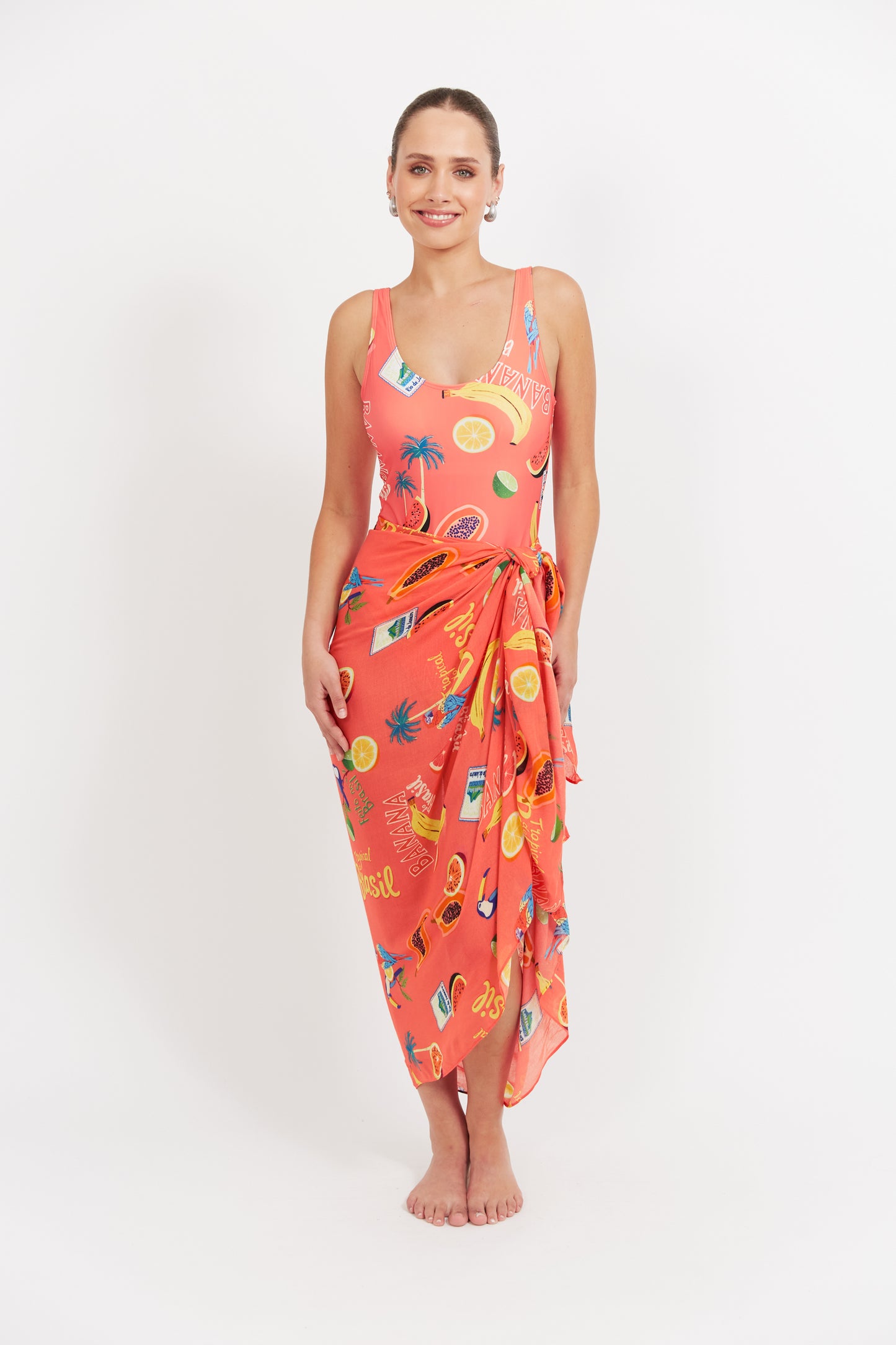 Haven - Cabana Sarong - Brasil Coral