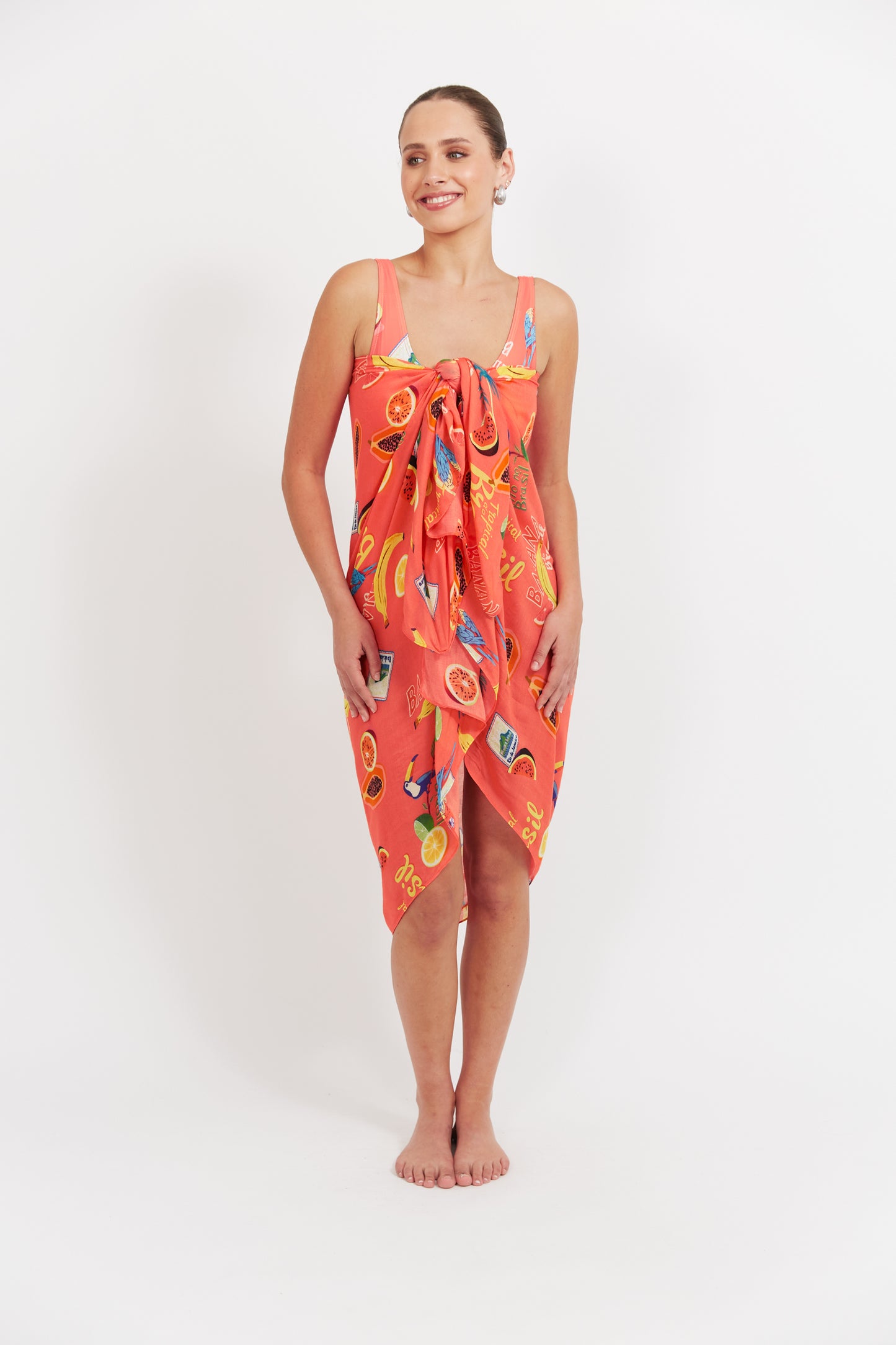 Haven - Cabana Sarong - Brasil Coral