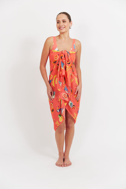 Haven - Cabana Sarong - Brasil Coral