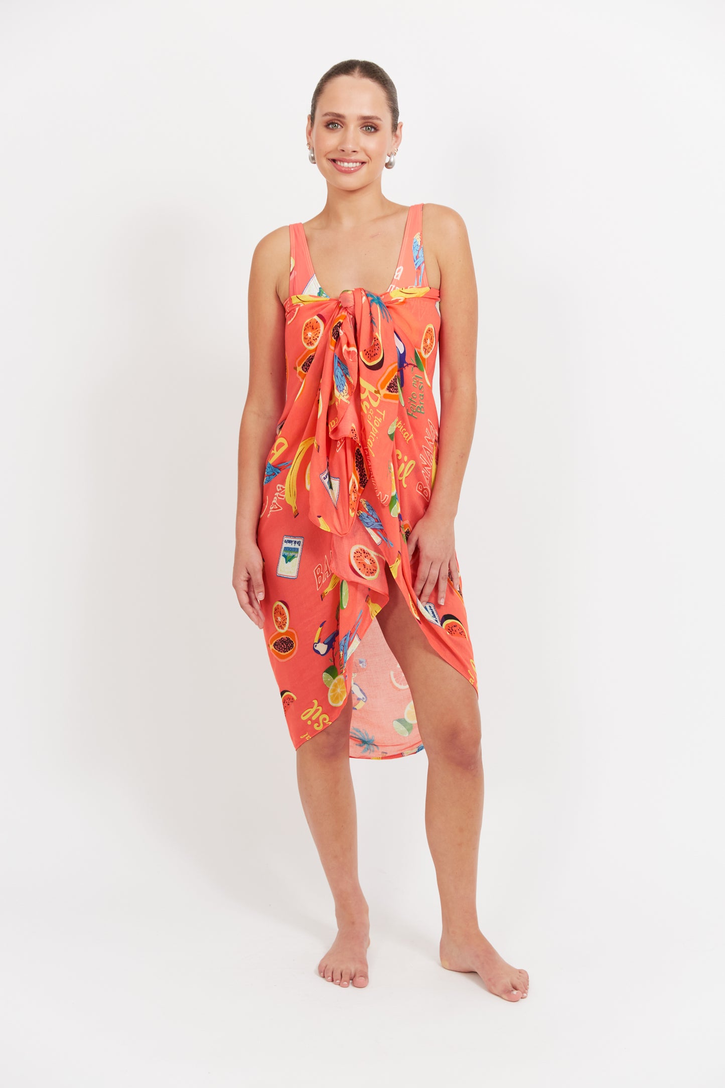 Haven - Cabana Sarong - Brasil Coral