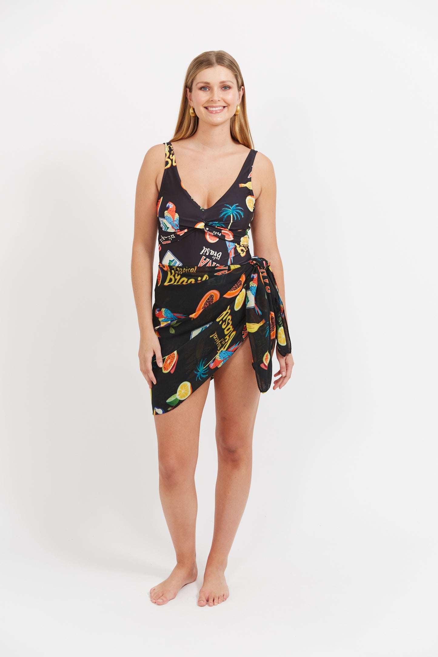 Haven - Cabana Sarong - Brasil Black