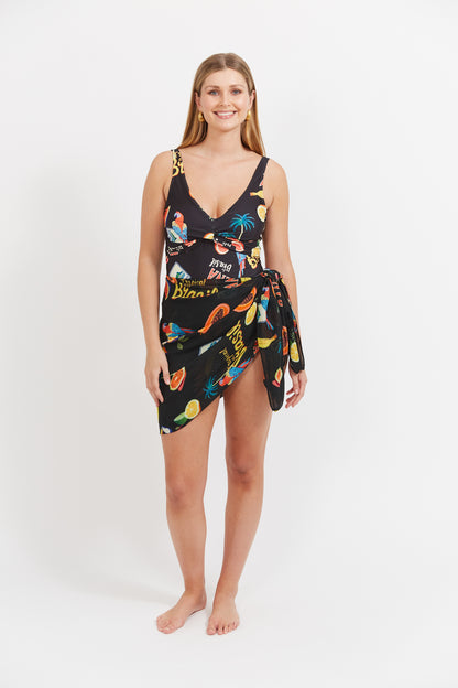 Haven - Cabana Sarong - Brasil Black