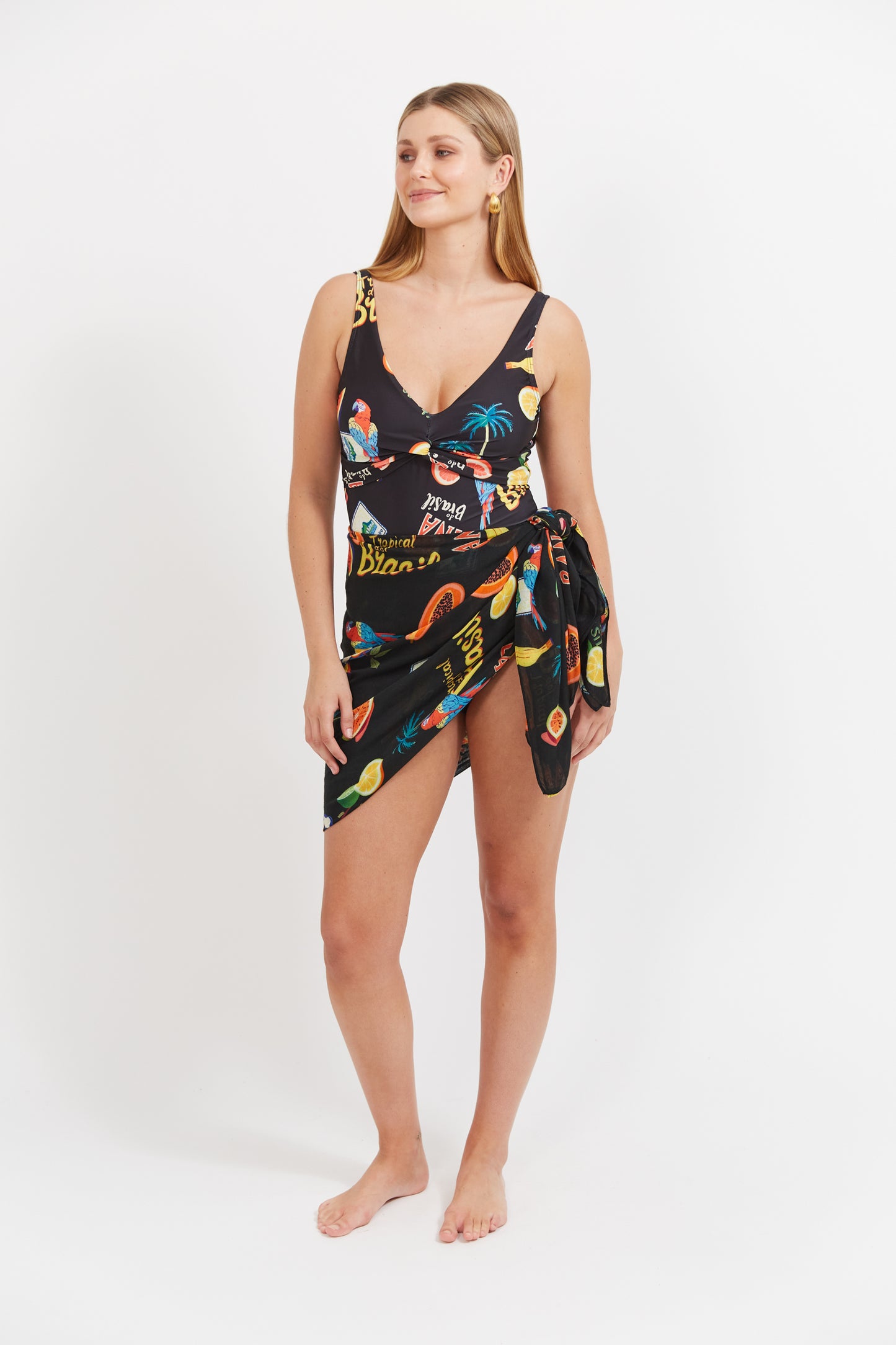 Haven - Cabana Sarong - Brasil Black