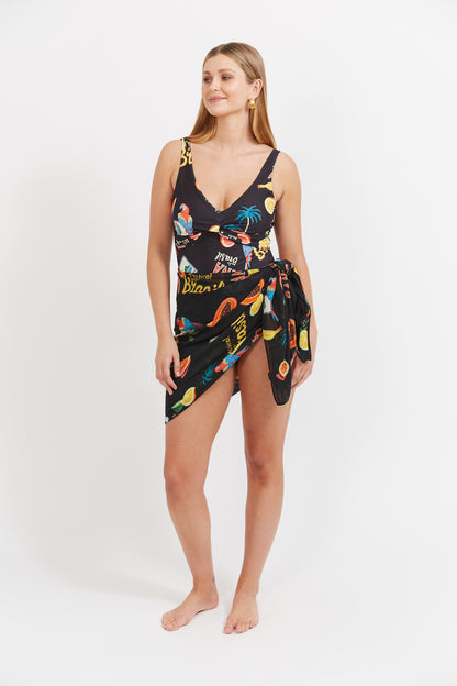 Haven - Cabana Sarong - Brasil Black
