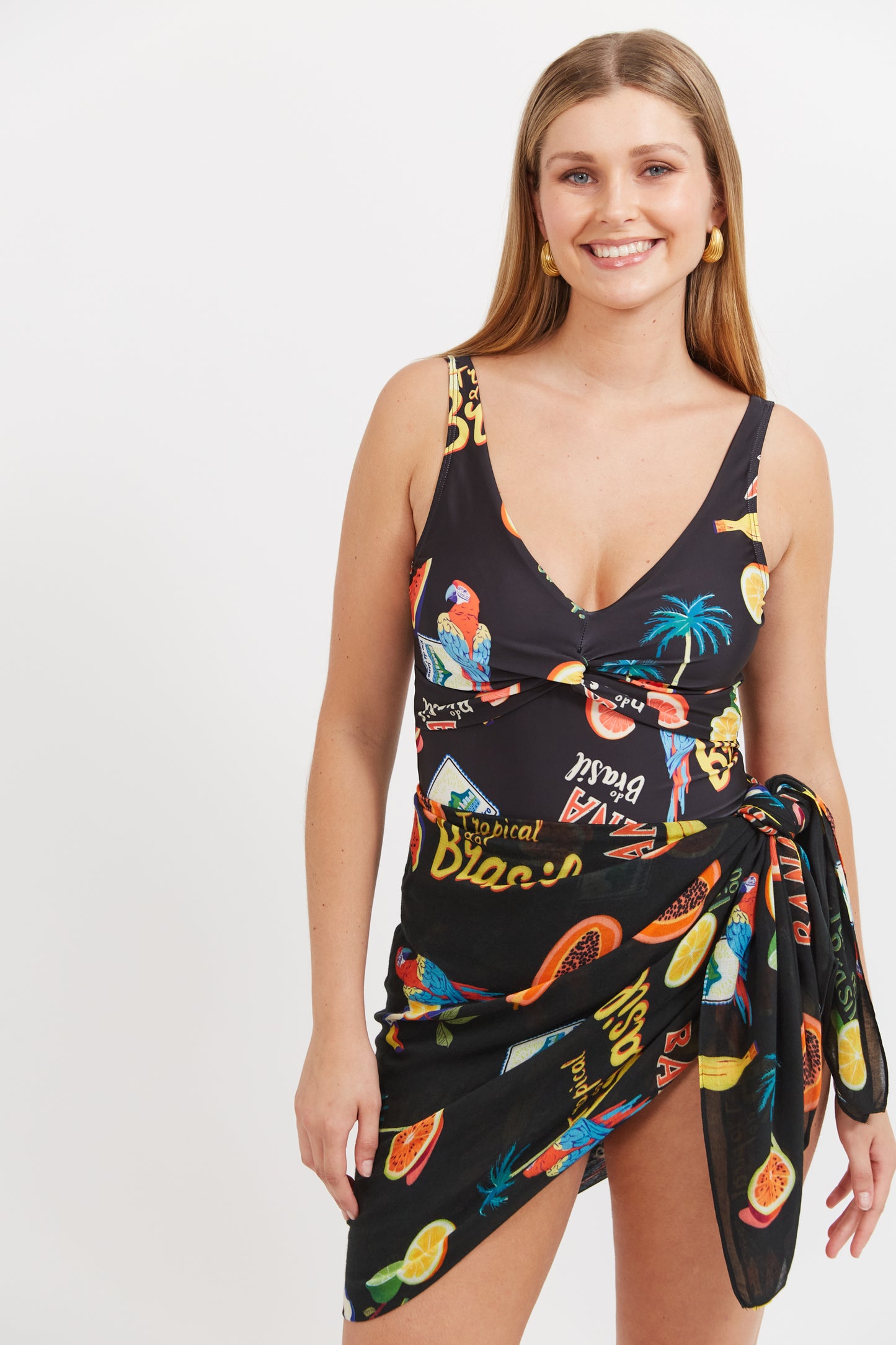 Haven - Cabana Sarong - Brasil Black