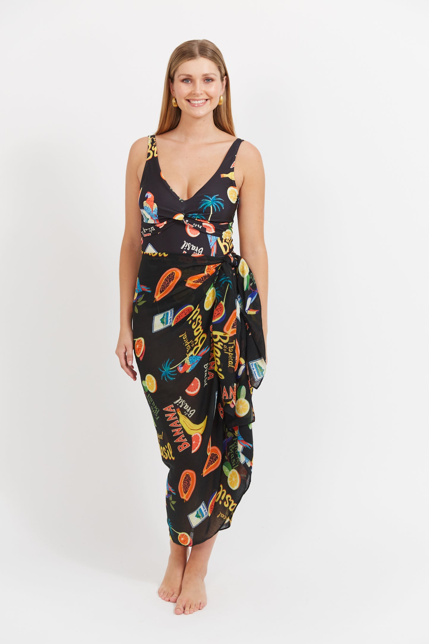 Haven - Cabana Sarong - Brasil Black