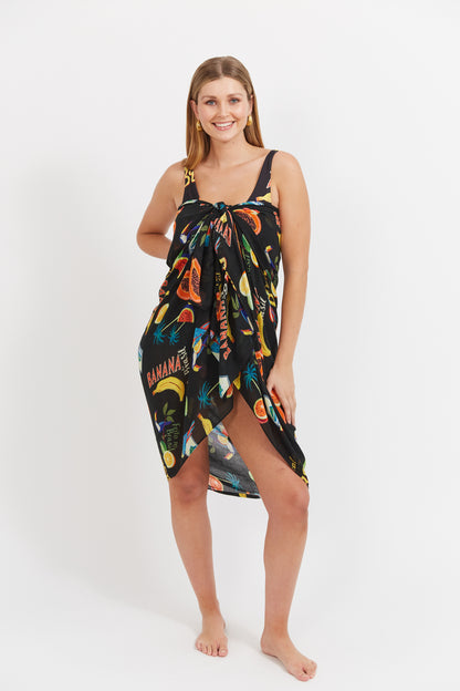 Haven - Cabana Sarong - Brasil Black