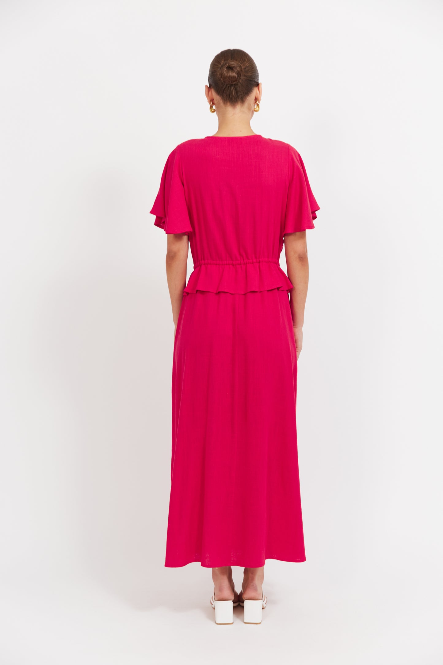 Haven - Jardin Frill Maxi - Garnet