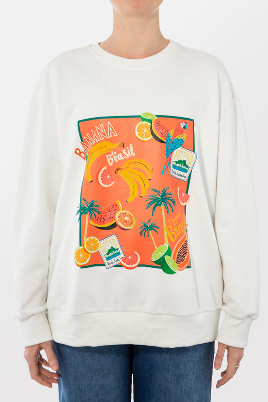 Haven - Cabana Sweatshirt - White