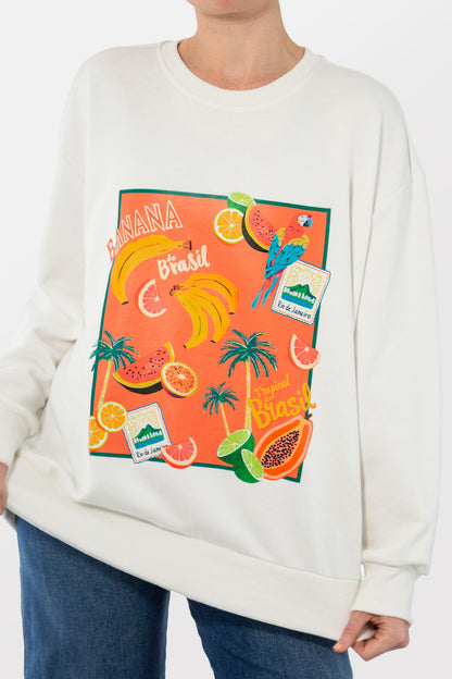 Haven - Cabana Sweatshirt - White