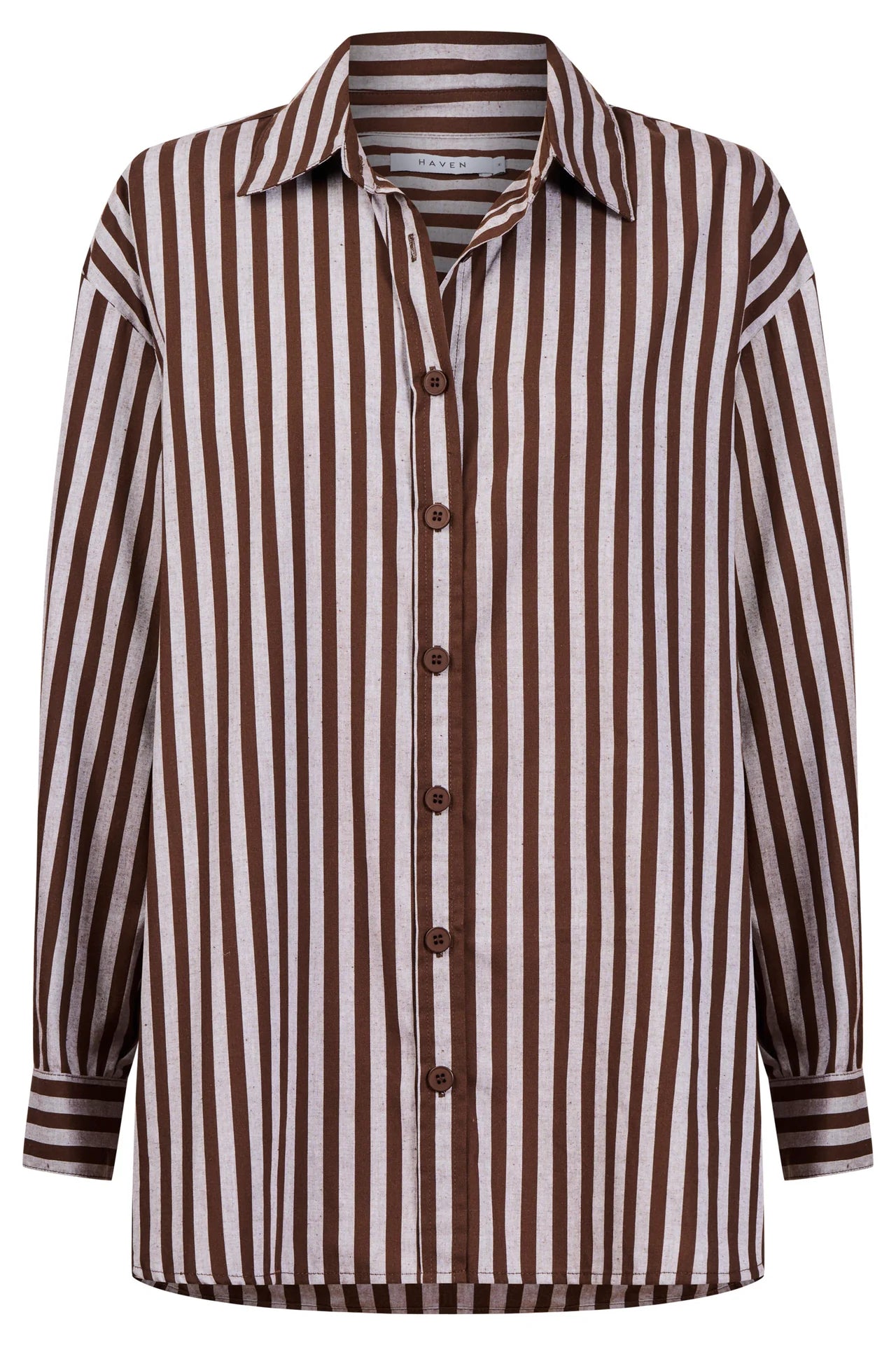 HAVEN - Monterosa Stripe Shirt - Brown