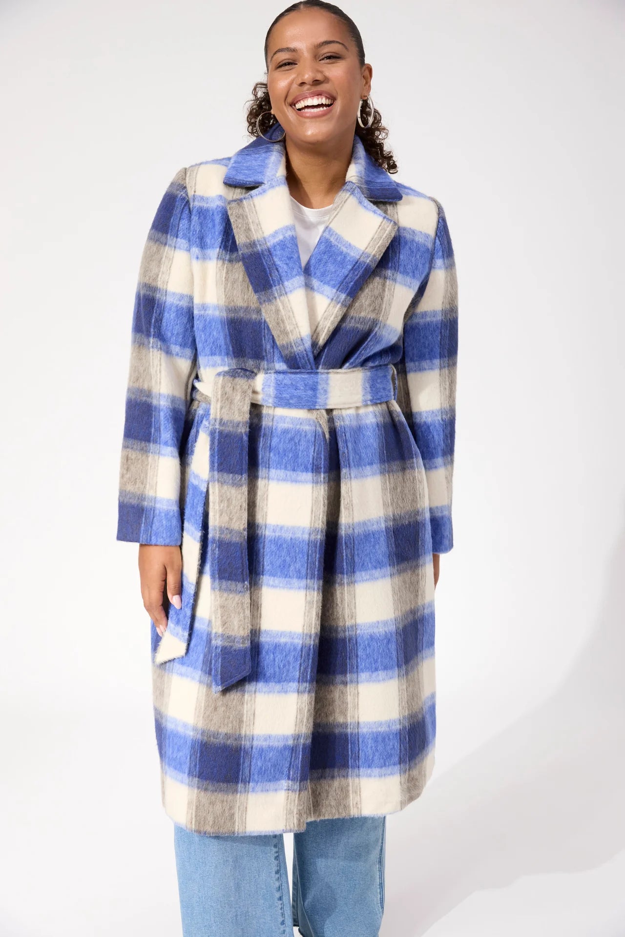 HAVEN - Fargo Coat - Blue