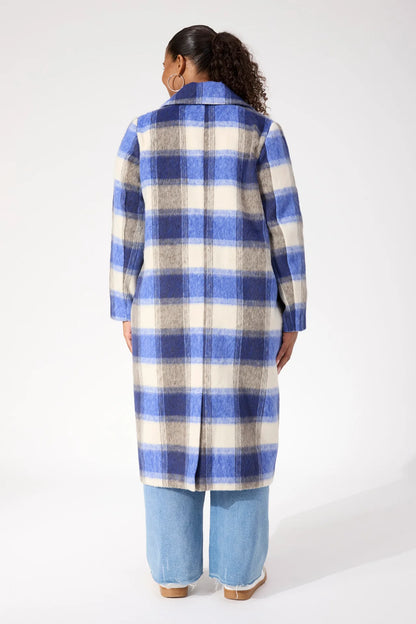 HAVEN - Fargo Coat - Blue