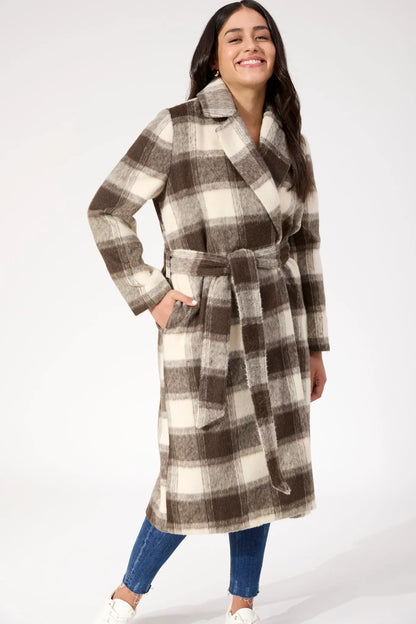HAVEN - Fargo Coat - Brown