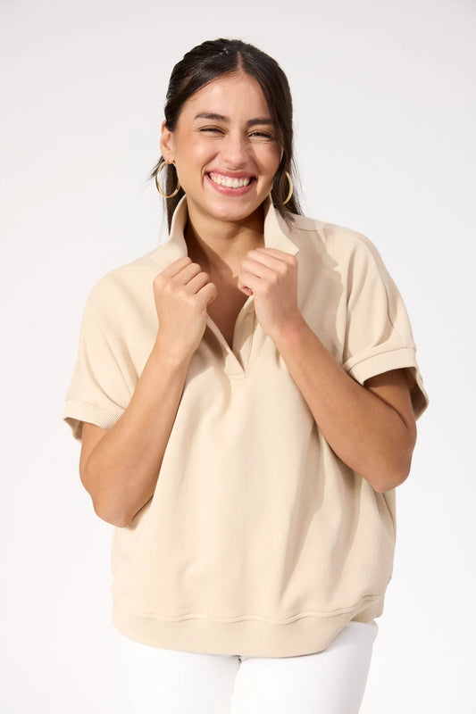 HAVEN - Boston Crop Sweat Top