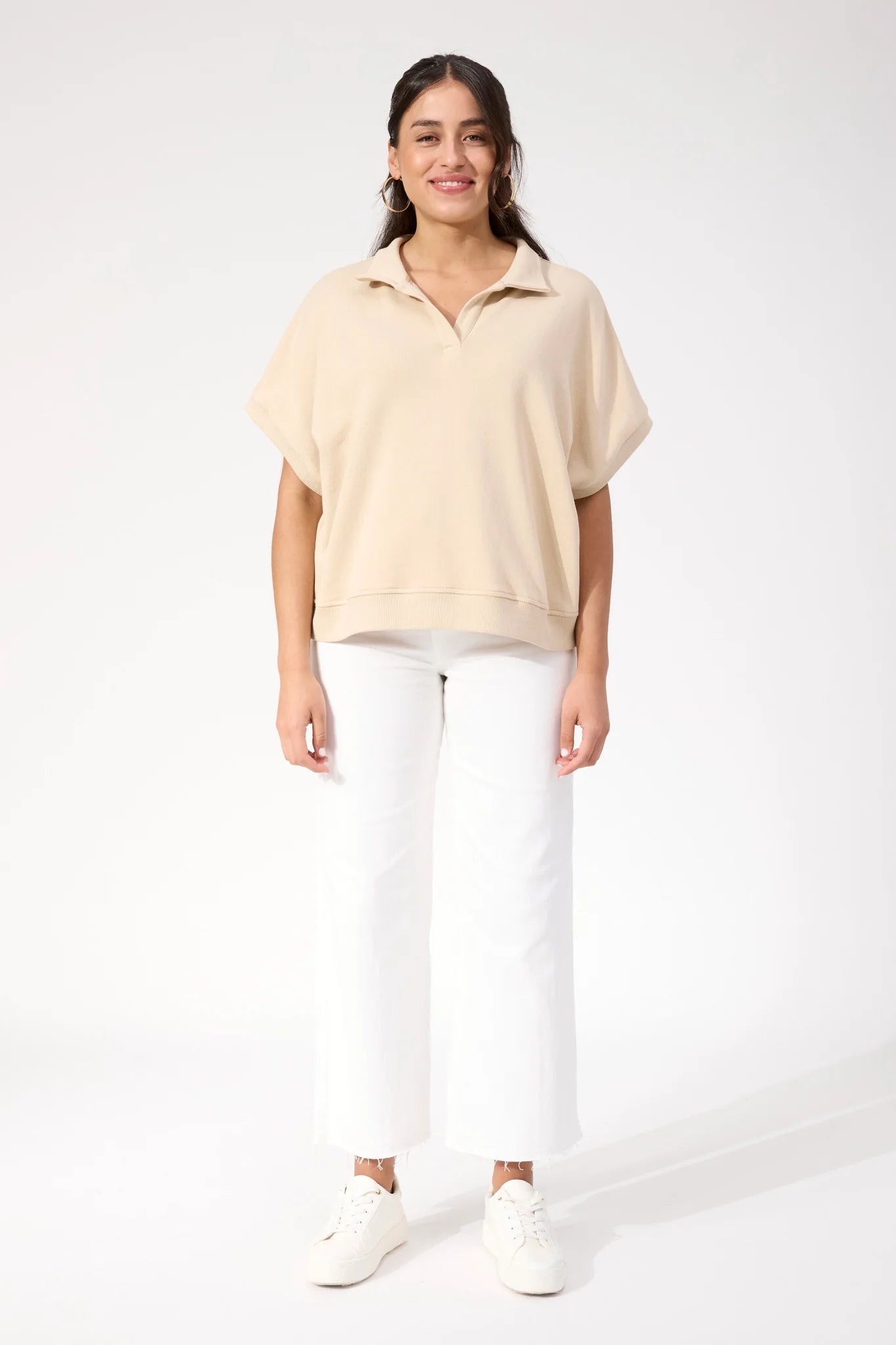 HAVEN - Boston Crop Sweat Top