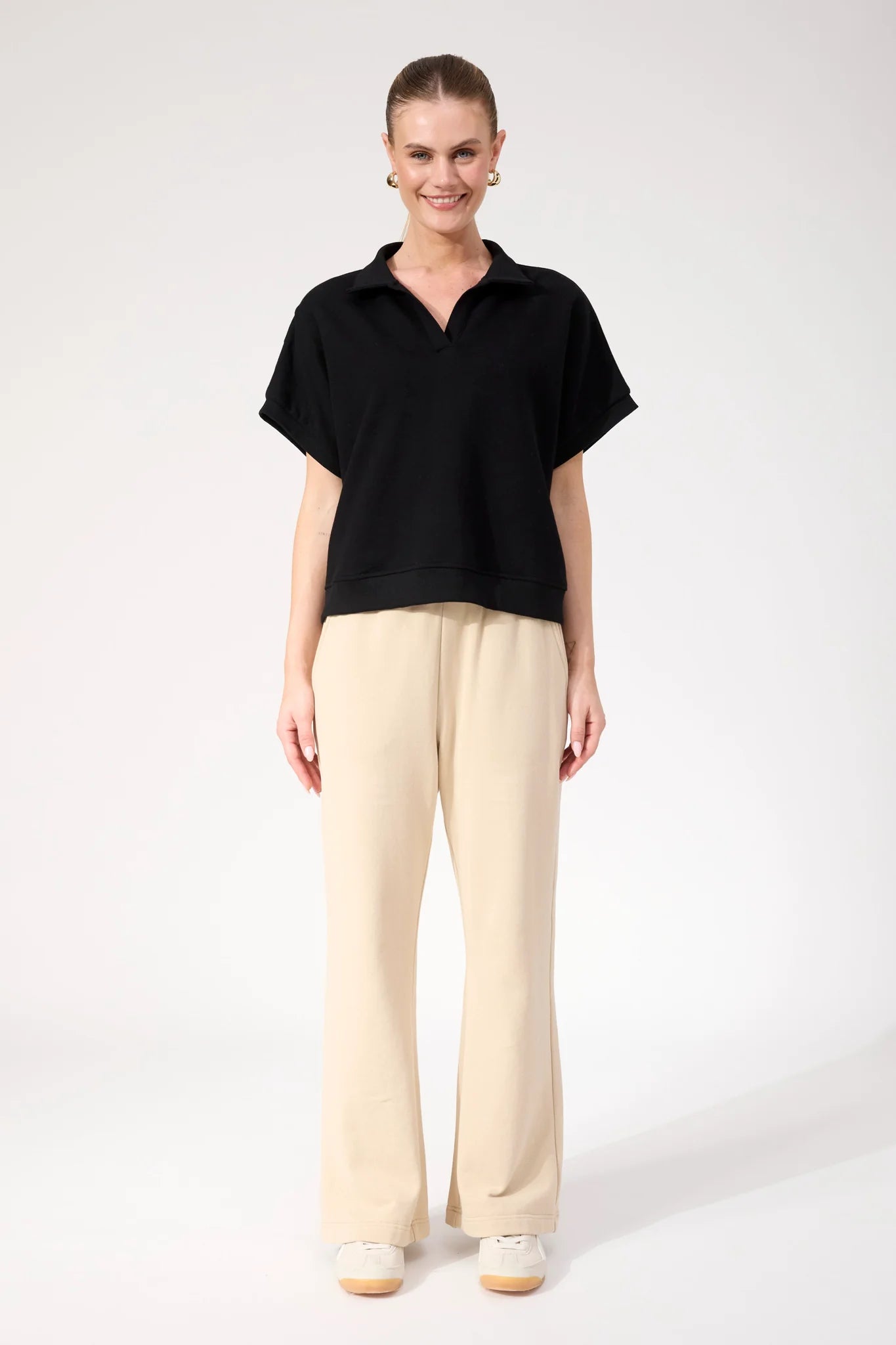 HAVEN - Boston Crop Sweat Top