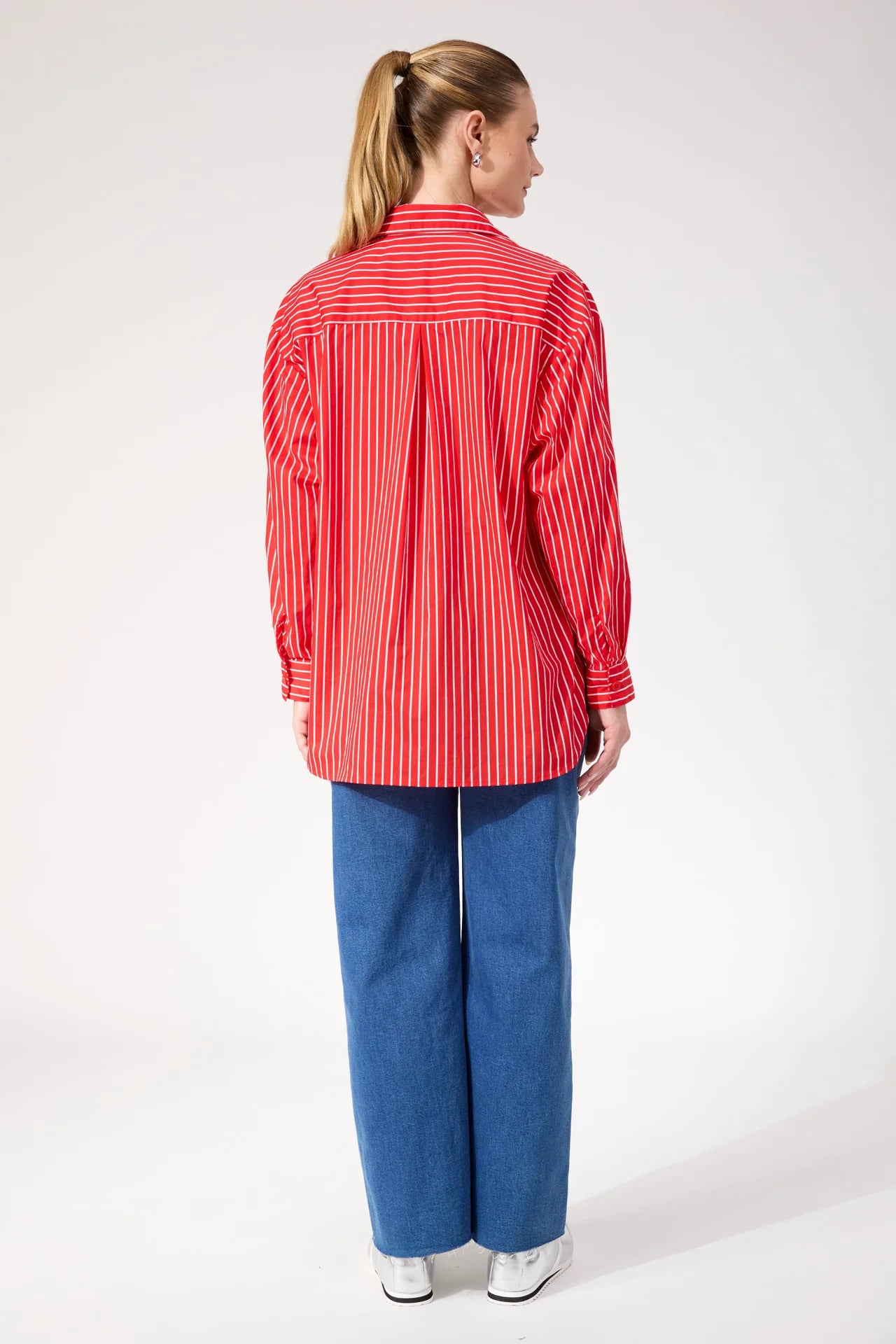 HAVEN - Fairbanks Stripe Shirt - Red