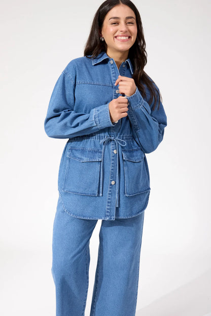 HAVEN - Denver Denim Jacket - Blue