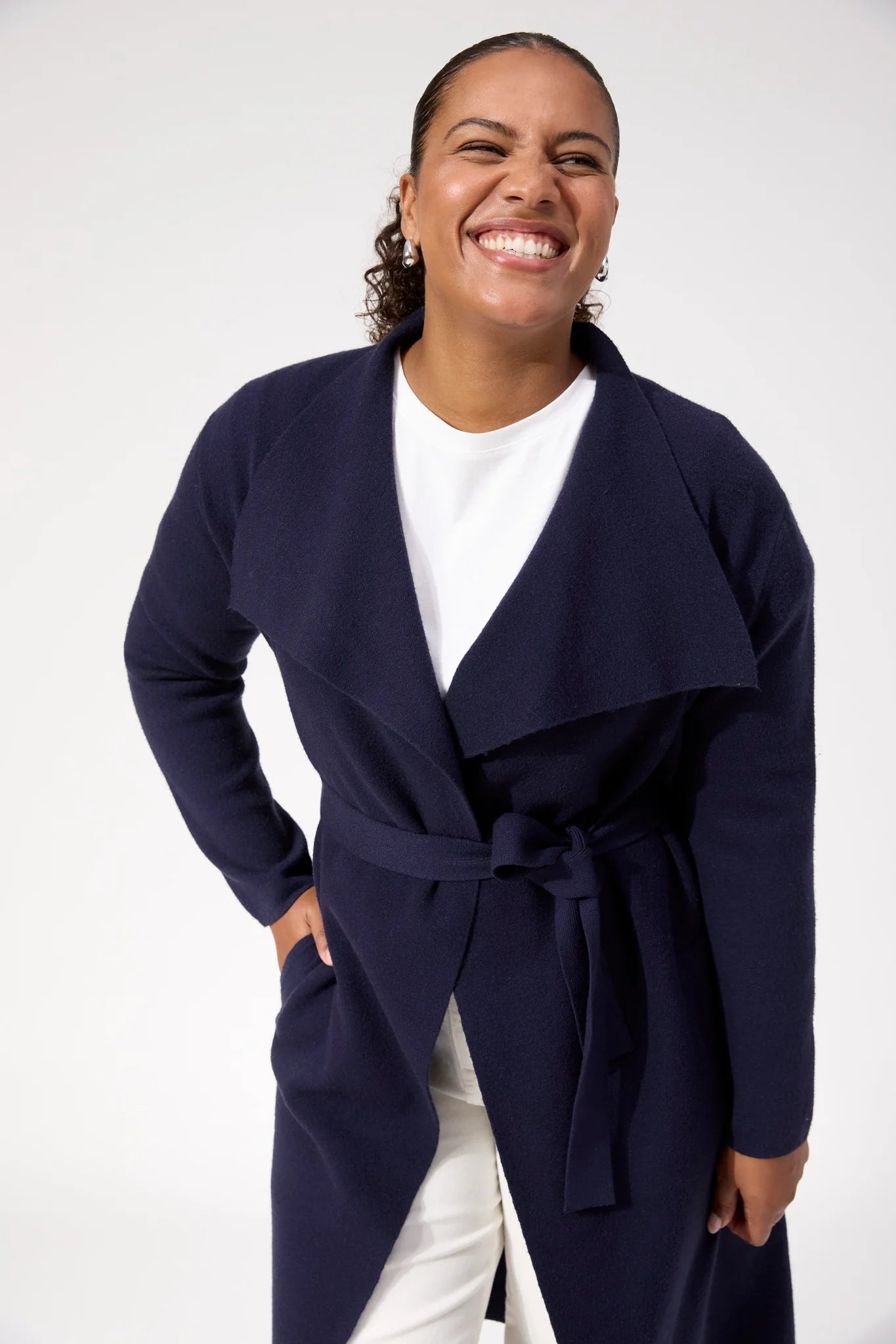 HAVEN - Chamonix Cardigan - Navy