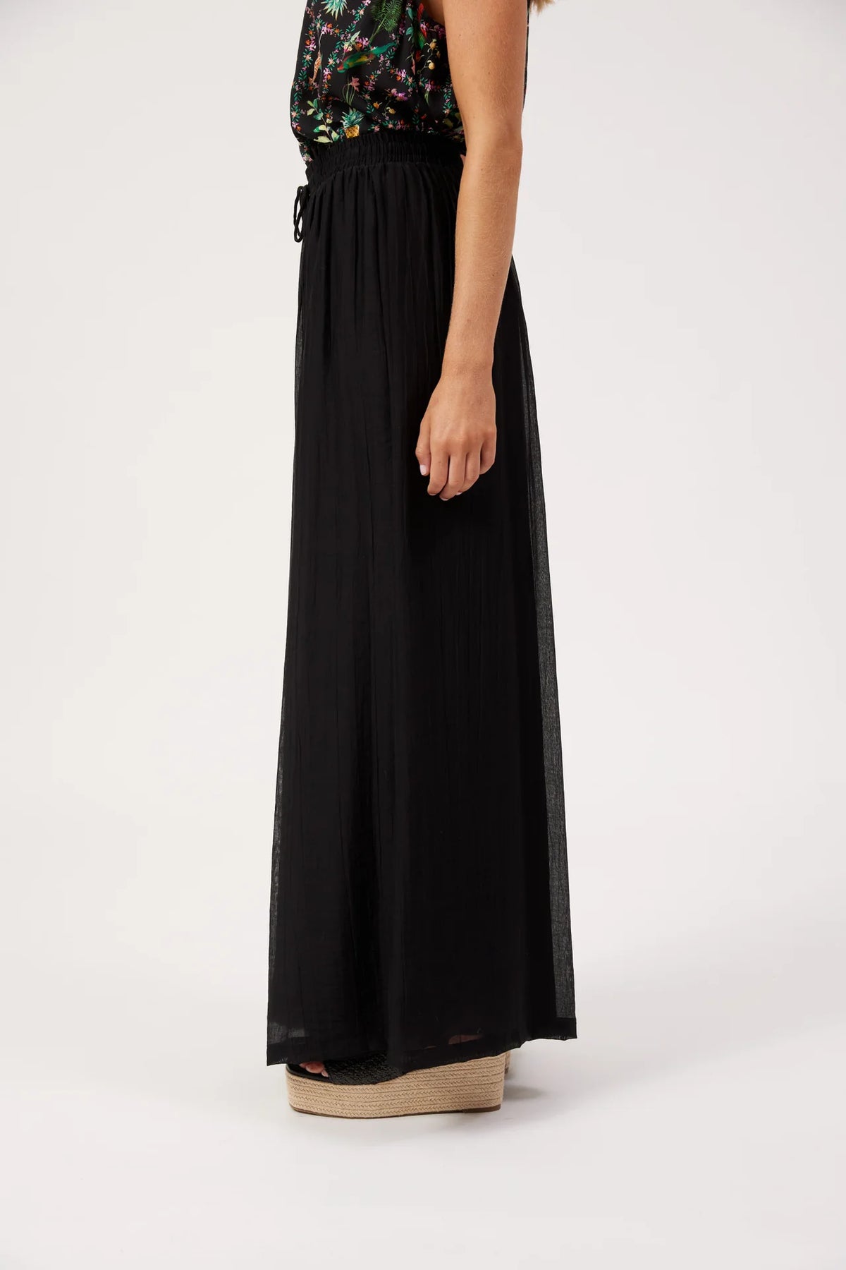 HAVEN - Kenya Palazzo Pant - Black
