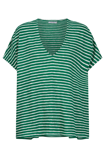 HAVEN - Tropea Stripe Tshirt - Green